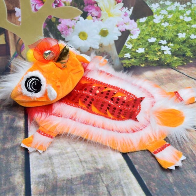 Áo múa lân dành cho chó mèo