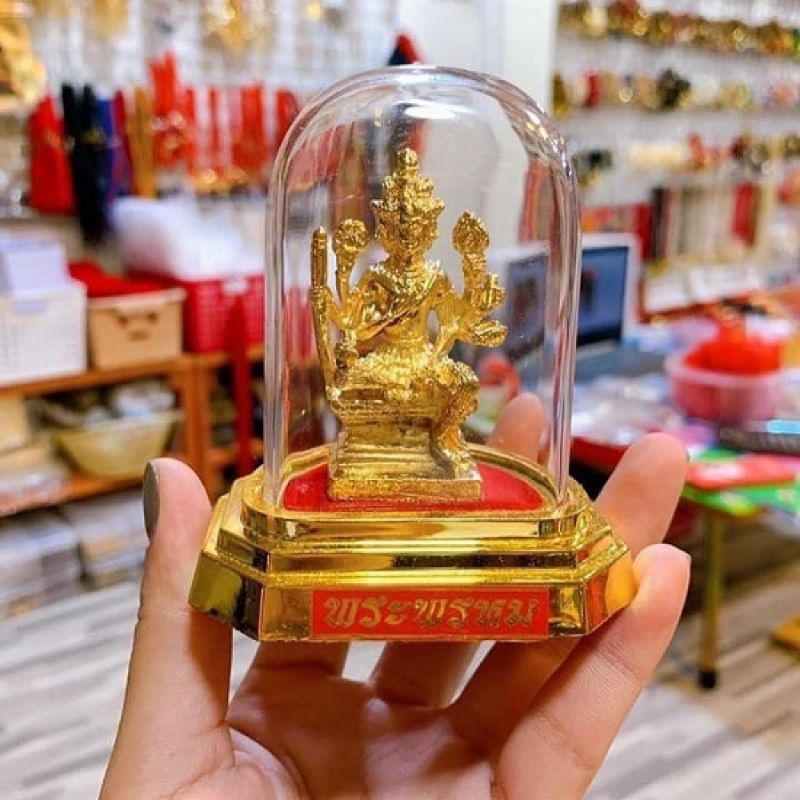 Tượng Phật Tứ Diện Lồng Kính ⚡𝗧𝗵𝗮́𝗶𝗹𝗮𝗻𝗱⚡ Tượng Tứ Diện Thần Brahma พระพรหม [Chuẩn Thái]