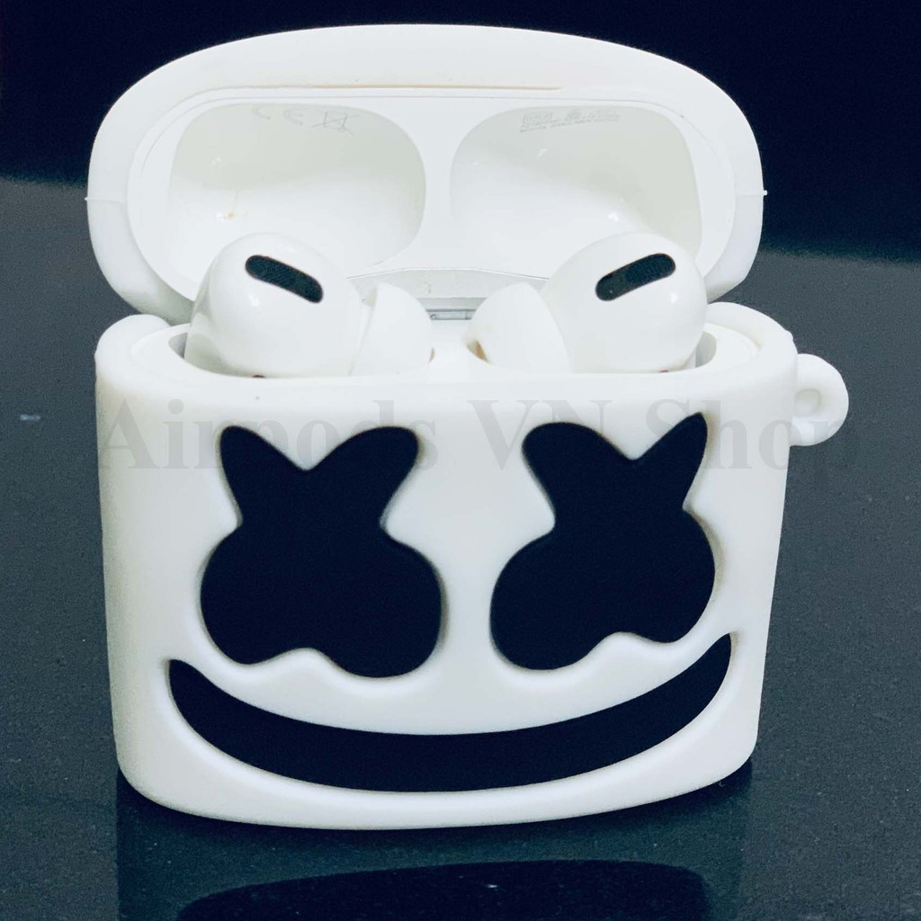 [Hàng loại 1] Ốp case Airpods 1/2, Airpods Pro silicon 3D Dj marshmello cao cấp