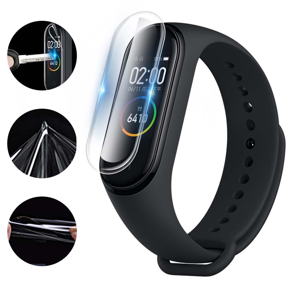 Miếng Dán Bảo Vệ Màn Hình HD Bằng TPU Hydrogel Cho Mi Band 5 6