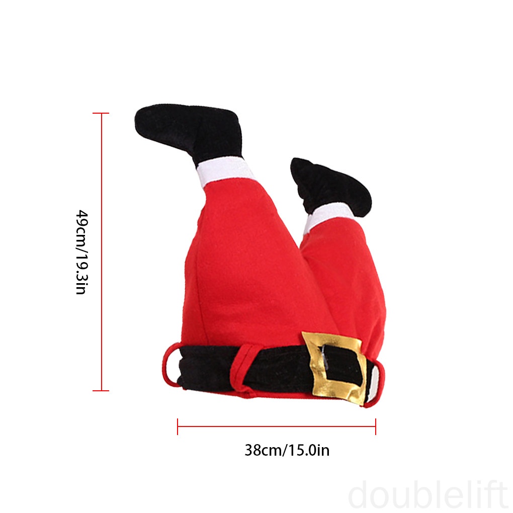Mũ Giáng sinh hình quần ông già Noel hài hước