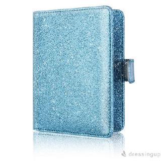 D❃♪Hộp đựng hộ chiếu sáng bóng Hộp đựng hộ chiếu đa chức năng chống từ tính