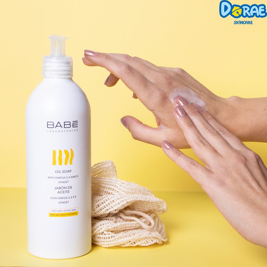 Sữa tắm làm mềm và dịu da cho da khô, chàm, kích ứng Babe Oil Soap