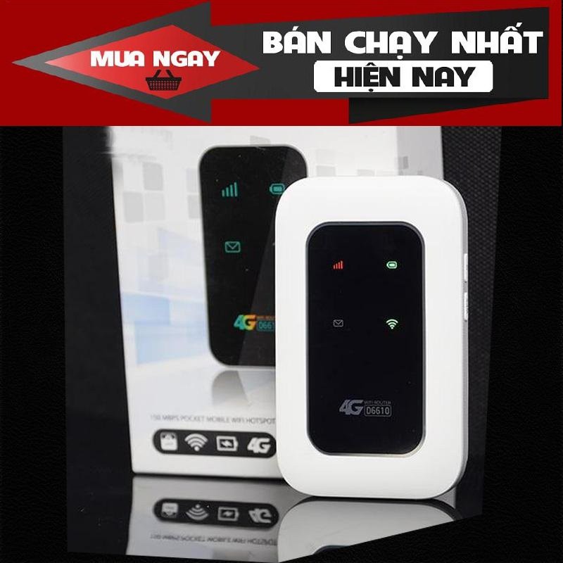 Wifi cầm tay không dây- wifi mini- Viettel D6610 4G LTE tốc độ hổ vồ, pin siêu trâu