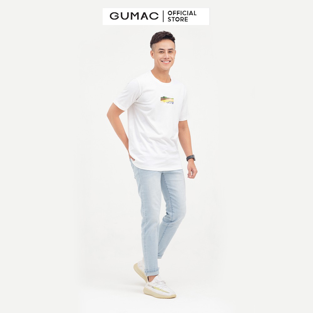 [Mã WABRGD12 giảm 10% đơn 250K] Quần jeans nam cơ bản GUMAC màu xanh, năng động trẻ trung QJNB7104 | BigBuy360 - bigbuy360.vn