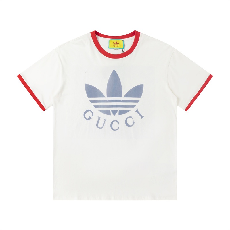 Áo Thun Cotton Plus Size Tay Ngắn Màu Tương Phản Cho Nam Nữ