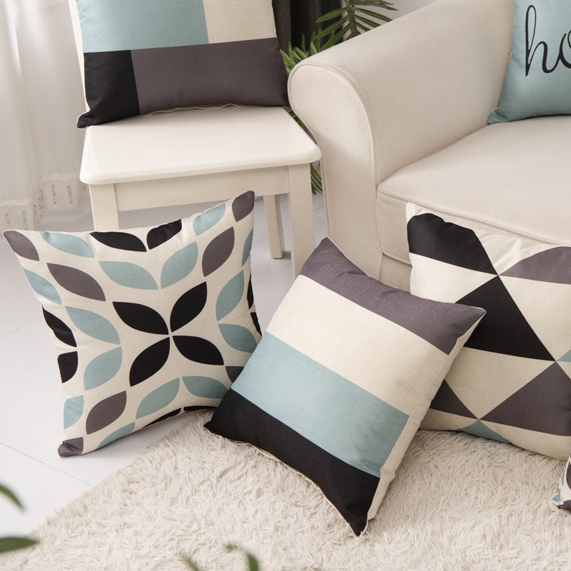 Vỏ gối vuông 45x45cm, áo gối tựa lưng sofa