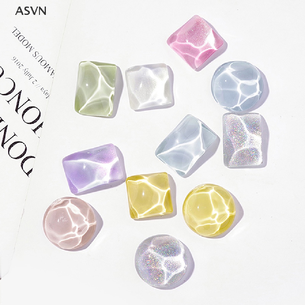 [Hàng mới về] Set 40 bảng trưng bày màu sơn móng tay nghệ thuật bằng thủy tinh trong suốt