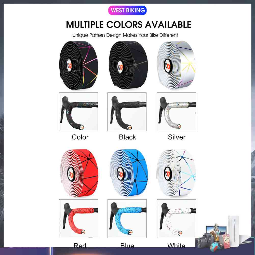 Dây Quấn Tay Lái Xe Đạp Chất Liệu PU EVA Chống Mài Mòn