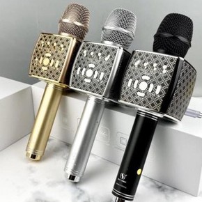 Micro Karaoke Bluetooth YS95 míc hát loa bluetooth không dây hát trên điện thoại live mix karaoke cầm tay