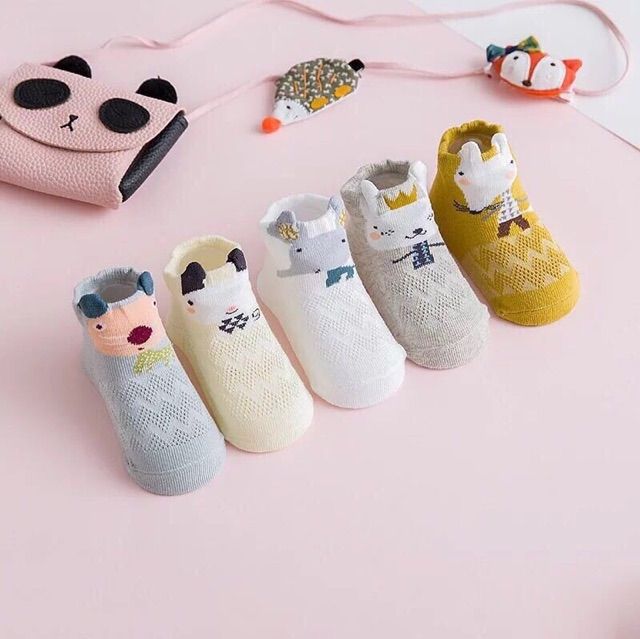 [Mã FAMAYFA2 giảm 10K đơn 50K] Set 5 đôi vớ/tất lưới tiny siêu xinh