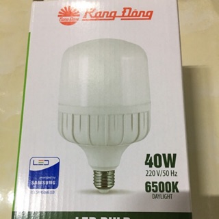 Bóng đèn LED BULB Trụ 40W Rạng Đông