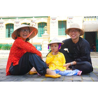 ÁO BÀ BA CHO BÉ LOẠI GẤM VÀNG