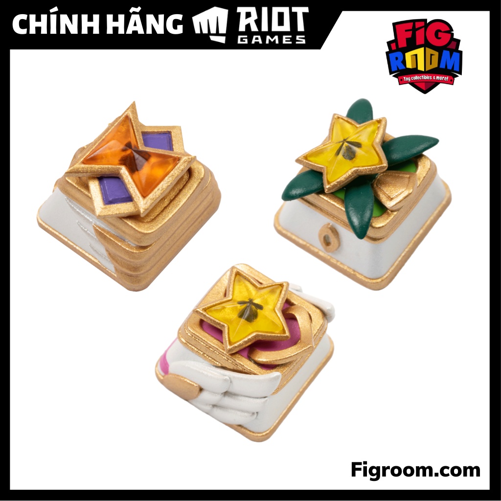 Star Guardian Keycap LoL - Lux, Lulu, Ekko Keycap LMHT