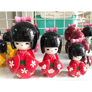 Bộ 3 búp bê gỗ Kokeshi Nhật