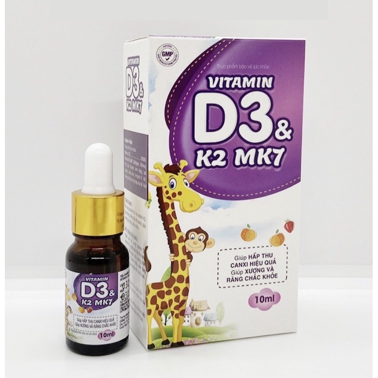 Vitamin D3 K2 MK7 Halico - nhỏ giọt 10ml