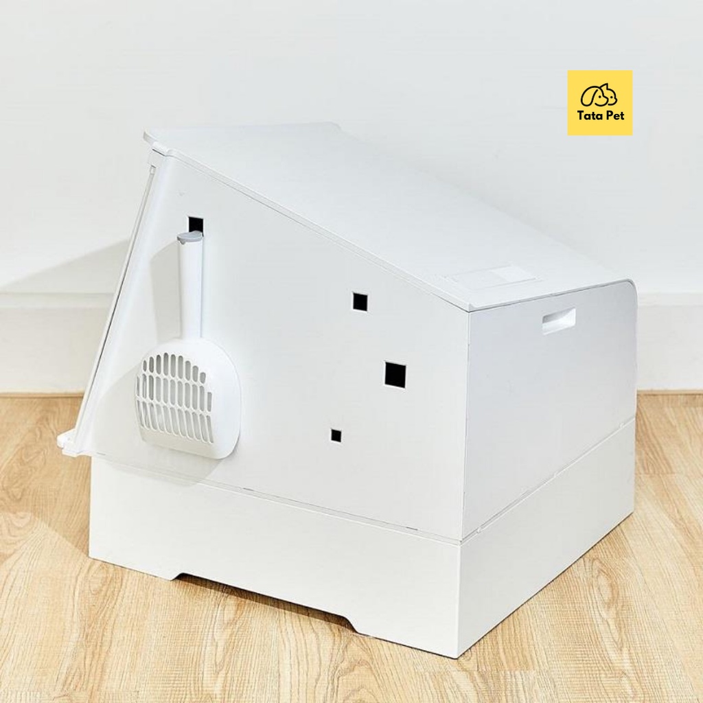 Petkit White Villa - Nhà vệ sinh cho mèo sang chảnh, chống vương cát TATAPET