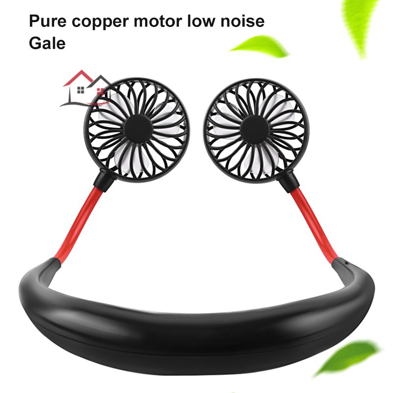 Quạt mini đeo cổ kết nối USB tiện dụng | BigBuy360 - bigbuy360.vn