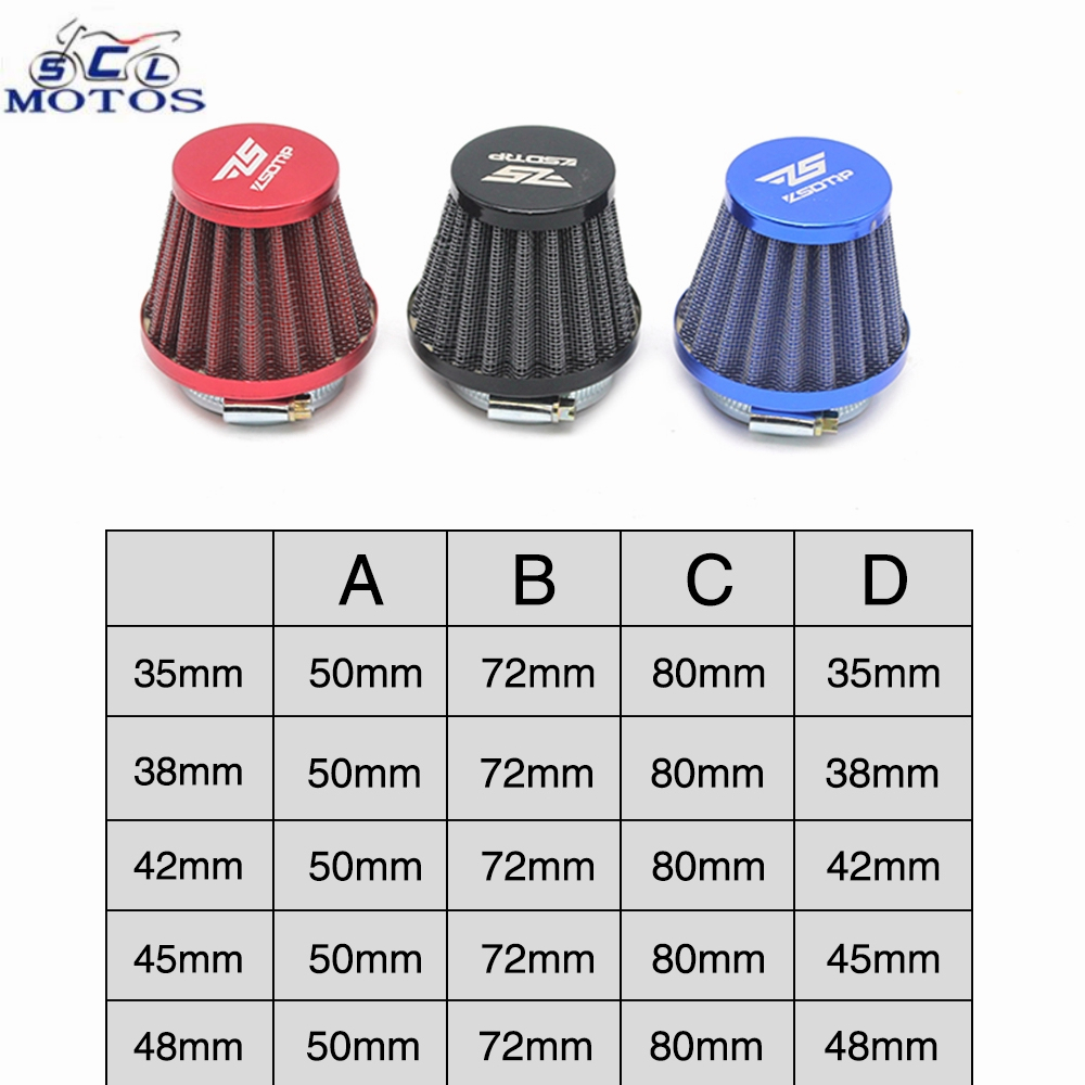 Bộ Chế Hòa Khí Đầu Nấm 35mm 38mm 42mm 45mm 58mm Cho MIKUNI OKO