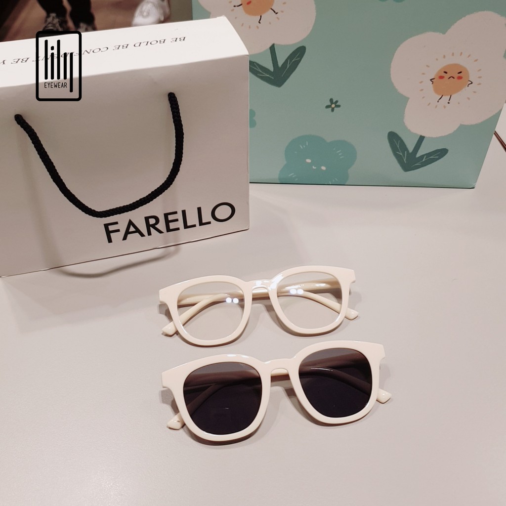 Kính mát nam nữ Lilyeyewear chống tia UV400, thiết kế mắt tròn dễ đeo, phù hợp nhiều khuôn mặt, màu sắc đa dạng - 2158 | BigBuy360 - bigbuy360.vn