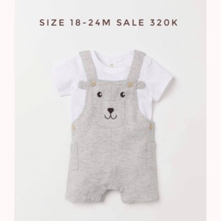 Set h&m cho bé trai hàng auth sz 18-24m