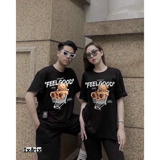 Áo Thun Đen Nam Nữ Tay Lỡ | Chuẩn From Rộng Mẫu Mới Nhiều Mẫu