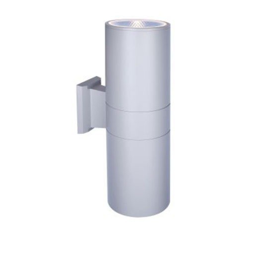 Đèn hắt trường cột LED gắn tường ngoài trời hình ống trụ hiện đại hắt 2 đầu G110