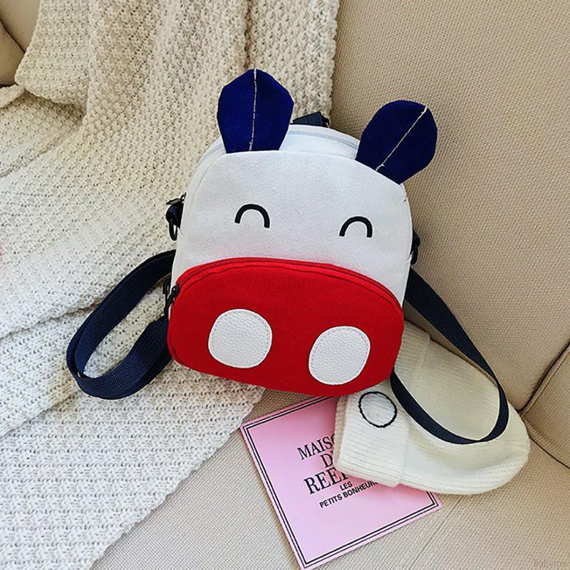 Babyme Children Boy Girl Toddler Preschool Backpack Plush Print Kids School Travel Lunch Bags