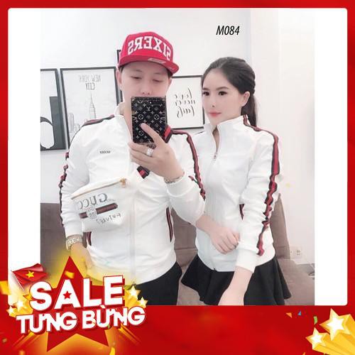 Áo khoác cặp áo khoát đôi gió dù 2 lớp chống nắng Guc viền tay cao cấp bao chấtcực chất - M102 - Hàng nhập khẩu