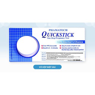 Que thử thai Quickstick - Hàng chính hãng - Xuất xứ MỸ