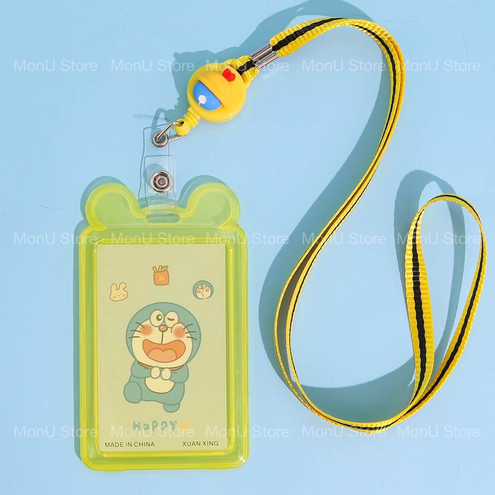 Dây đeo thẻ và bảng tên học sinh, sinh viên, nhân viên hình DORAEMON DOREMON dễ thương cute MON0386 TooYoo