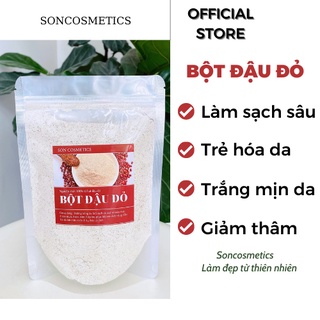 [NGUYÊN CHẤT 100%] Bột Đậu Đỏ dưỡng trắng da, giảm mụn, chống lão hoá