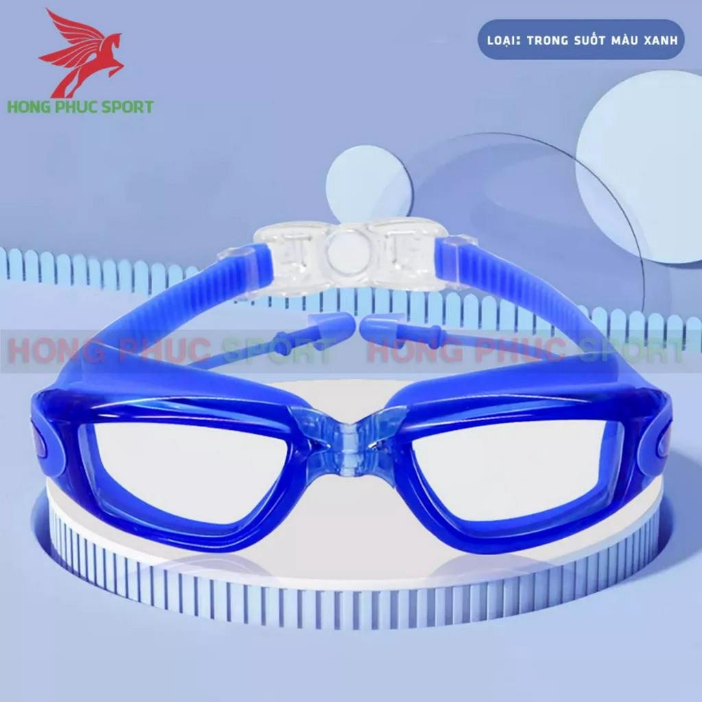 Kính bơi người lớn tráng gương HAIZID không thấm nước chống sương mù kèm bịt tai dành cho nam nữ hàng cao cấp loại 1