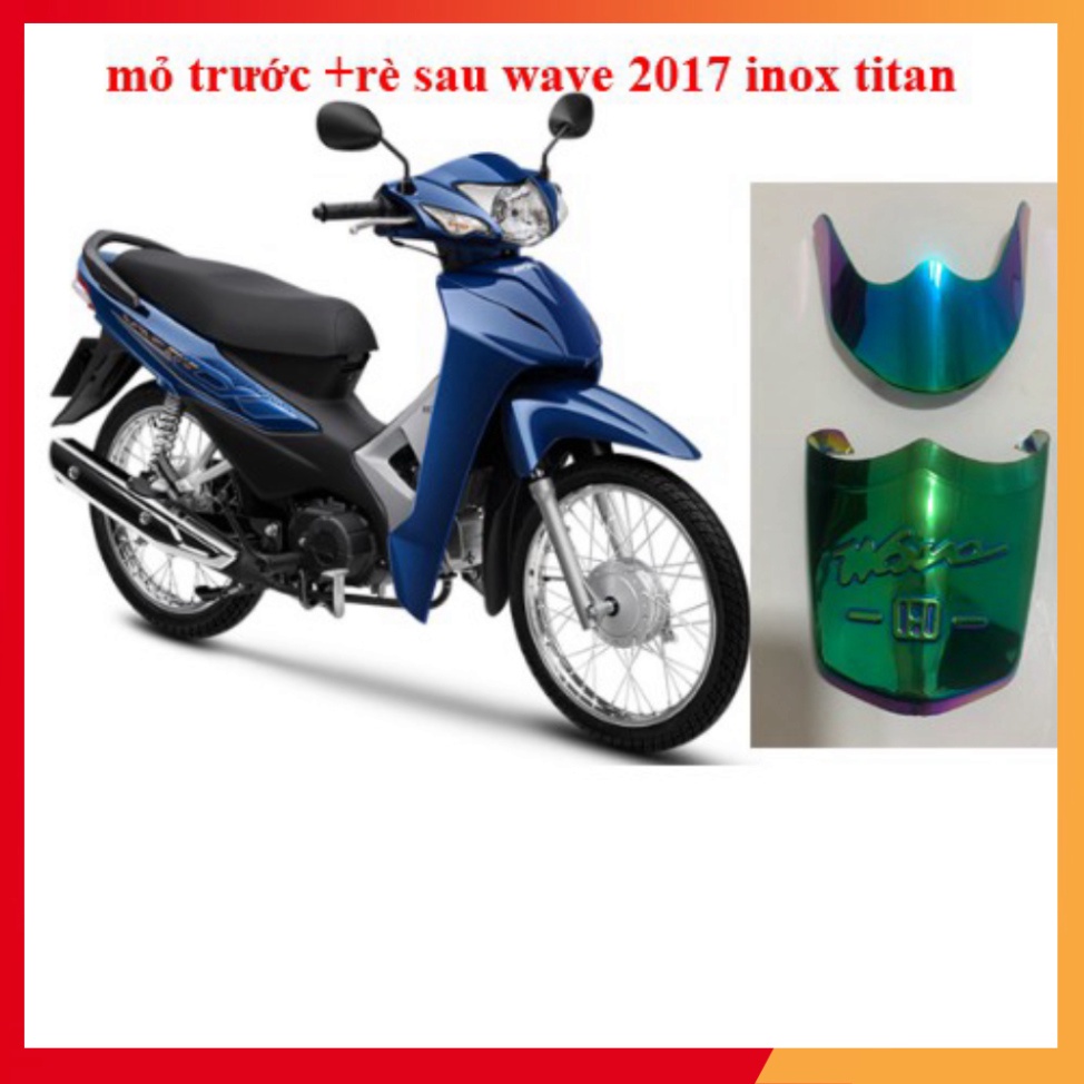 🌴 BỌC MÕM ĐUÔI TITAN WAVE 2017-2019 ( BẢO VỆ RÈ TRƯỚC SAU –GIÁ 1 BỘ)  🌴 (Ảnh Sp thật)