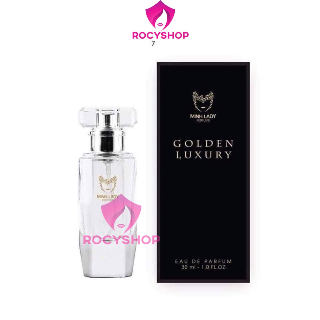 Nước hoa Golden Luxury Minh Lady Beauty 30ml chính hãng, hương thơm sang chảnh, lưu hương cực lâu