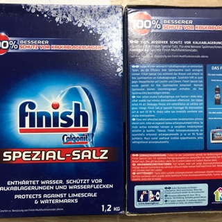 Muối rửa bát Finish Đức 1,2 kg làm mềm nước