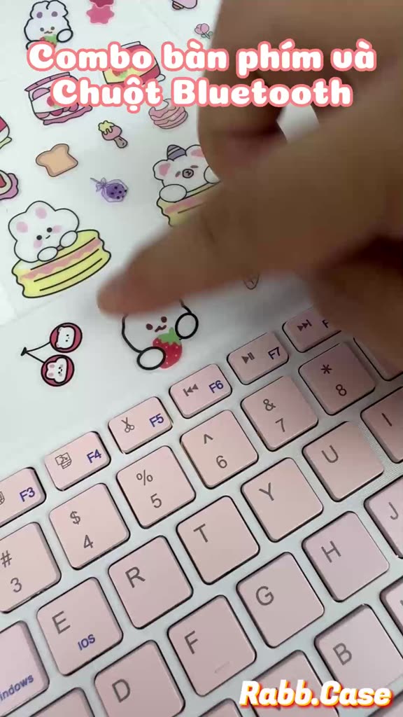 Bộ bàn phím Bluetooth 10 Inch và Chuột Bluetooth cho tablet Táo, Galaxy Tab, điện thoại - Tặng kèm Sticker và pin 2A | BigBuy360 - bigbuy360.vn