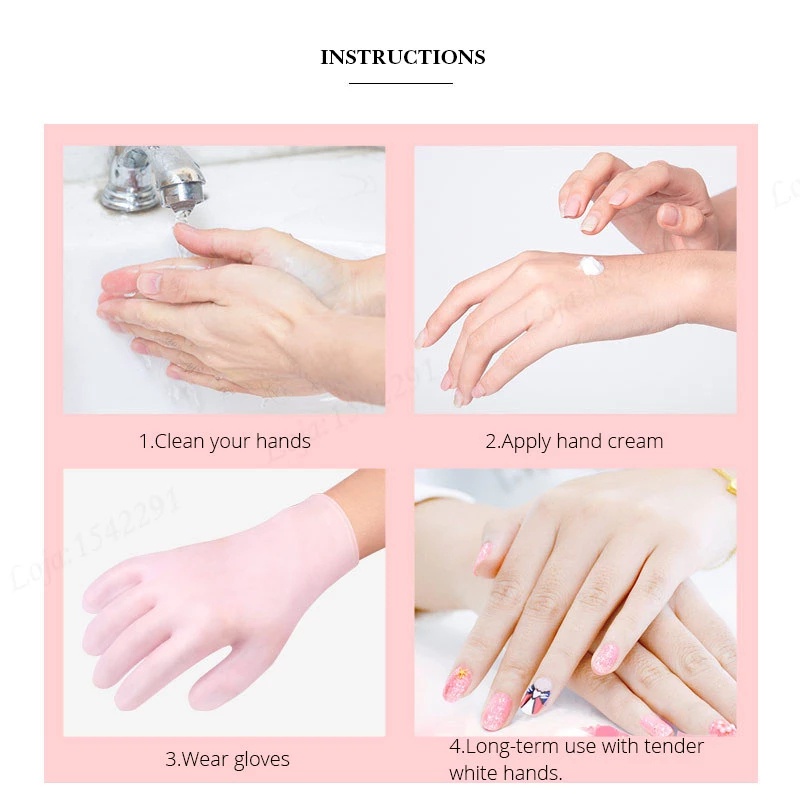 1 Đôi găng tay / vớ silicone tẩy tế bào chết chống khô da