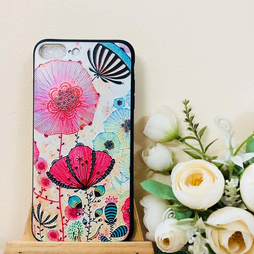 Ôp lưng Iphone dẻo Sen vintage