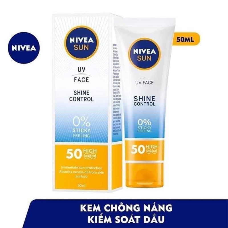 Kem chống nắng Nivea Shine Control