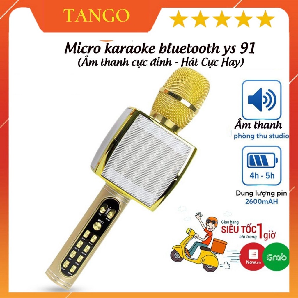 Micro karaoke bluetooth ys 95, ys 92, ys 91. Micro không dây chất lượng cao, hàng Chính hãng