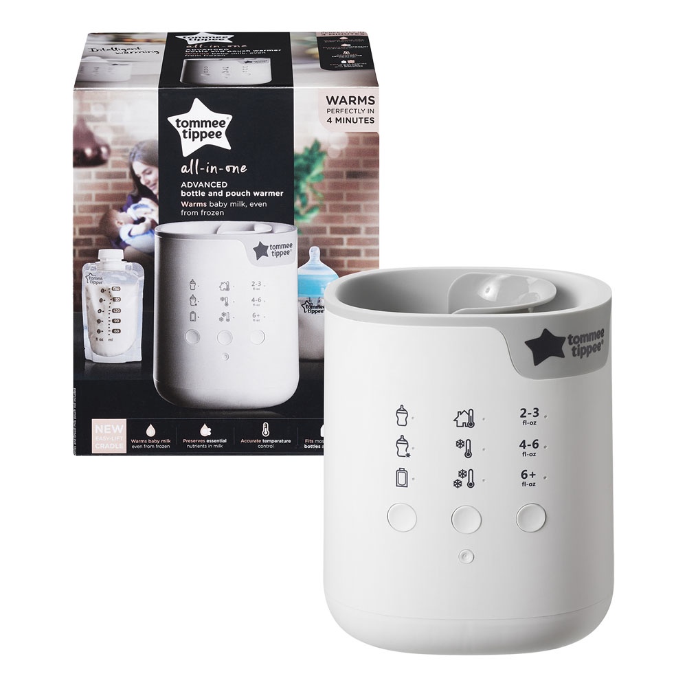 Máy rã đông, hâm nóng bình sữa và túi trữ sữa tự động All in One  Tommee Tippee