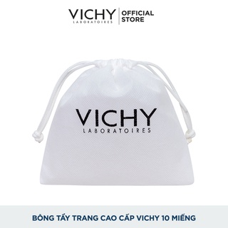 Bông tẩy trang cao cấp Vichy 10 miếng