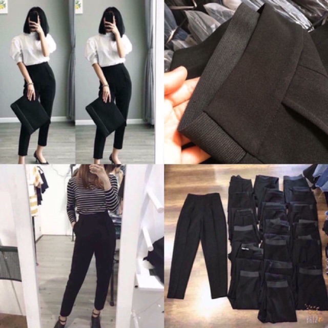 [Sale  FRS ] Quần baggy nữ lưng chun mã 111