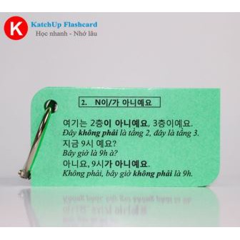 Bộ KatchUp Flashcard Ngữ Pháp Tiếng Hàn Sơ Cấp (TOPIK 1,2) - High Quality