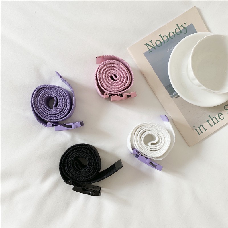 Thắt Lưng Vải Canvas Khóa Cài Đơn Giản Thời Trang Hàn Quốc 23500