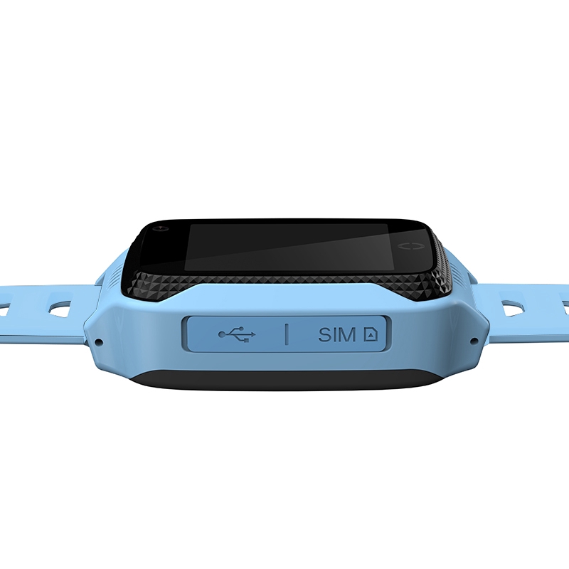 Đồng hồ thông minh chống thấm nước có chức năng định vị GPS và micro cho trẻ em đi kèm cáp USB