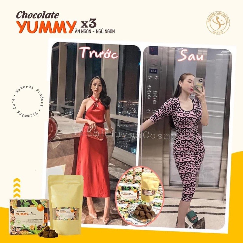 Viên uống tăng cân Yummy Plus ăn ngủ ngon thảo mộc tăng cân cho người gầy Surica SC01 (30v)