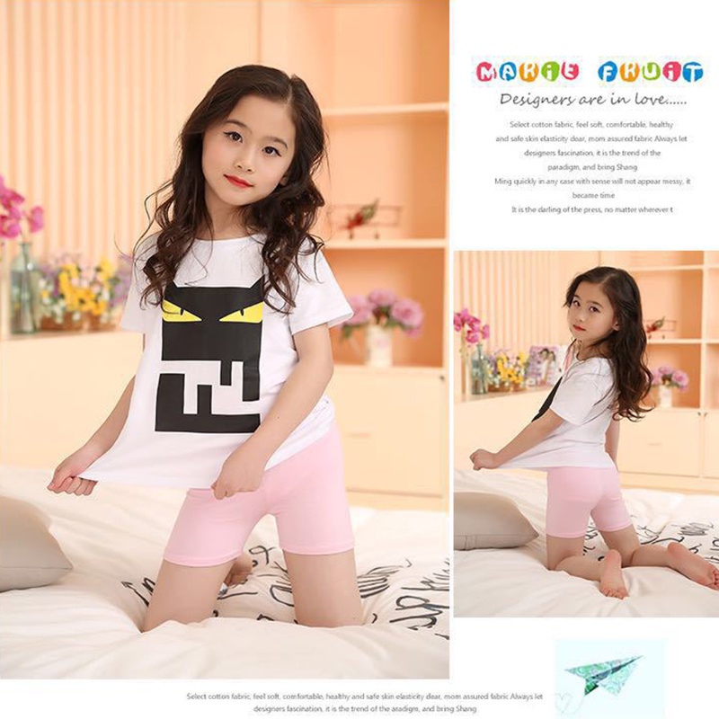 Quần short an toàn cho bé gái từ 3 đến 11 tuổi