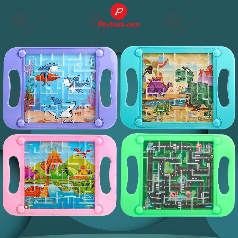 Bộ Đồ Chơi Mê Cung Bi Sắt Tìm Đường Thông Minh Cho Bé Giáo Dục Sớm KB216115